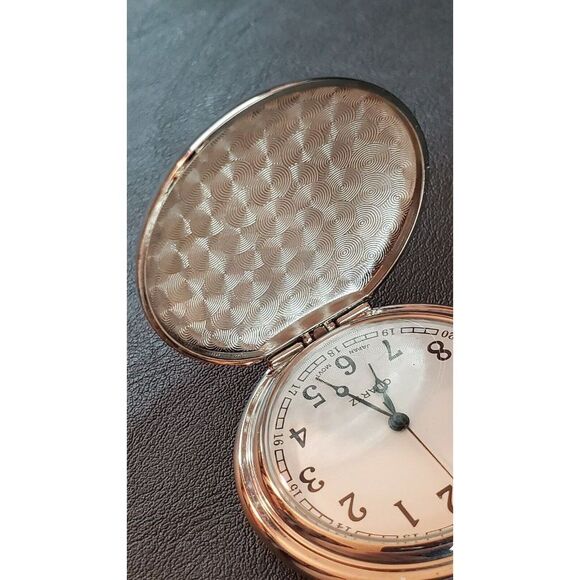 Usa American Flag & Bald Eagle Patriotic Quartz Pocket Watch Pocketwatch - Picture 6 of 12